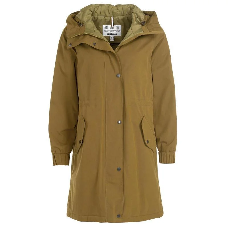 Barbour Hauxley Ladies Waterproof Jacket - Nori Green/Dusky Green