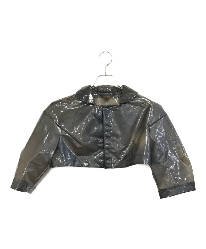 [Pre-owned] COMME des GARCONS PVC Short Jacket GG-J017 Belted Jacket Elasticated Jacket Padded Jacket