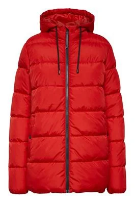 Fransa FRMABELLE JA 2 Salsa Quilted Coat with Hood