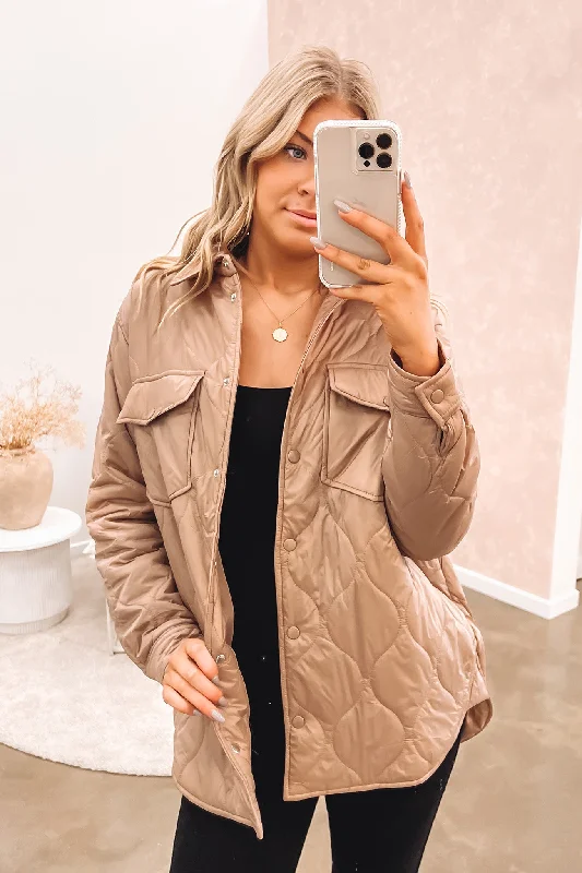 Lori Quilted Jacket Mocha