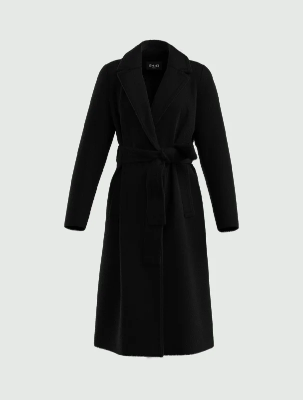 Emme Giga 50160728200 Black Coat