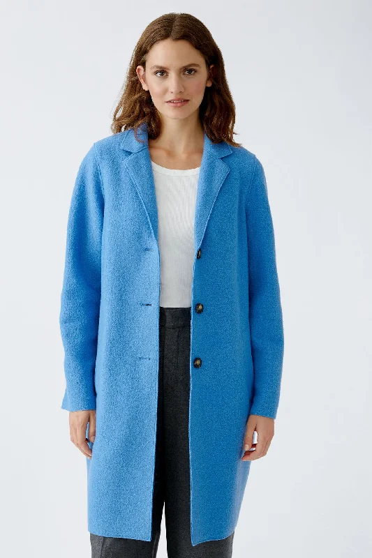 Oui 79918 Corn Flower Blue Mayson Coat