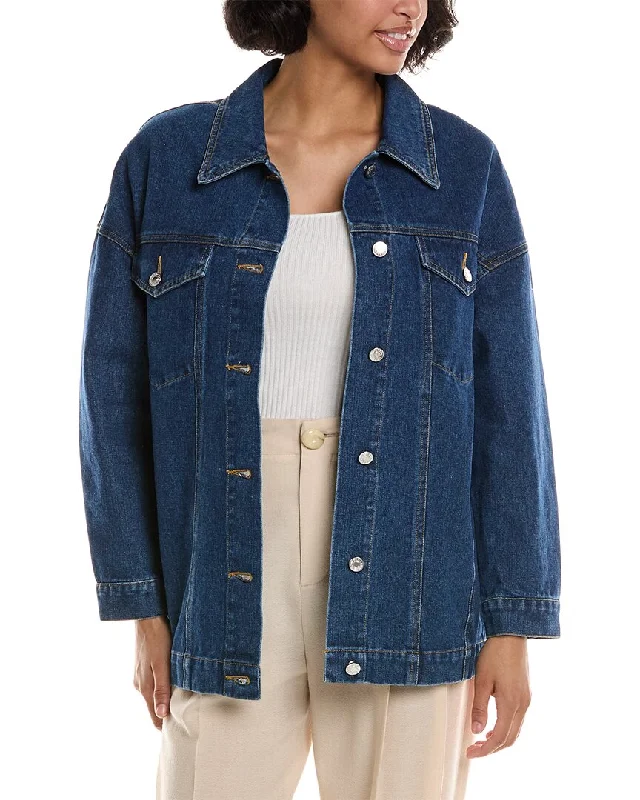 Pascale La Mode Oversized Denim Jacket Knit Jacket Woven Jacket Fleece Jacket