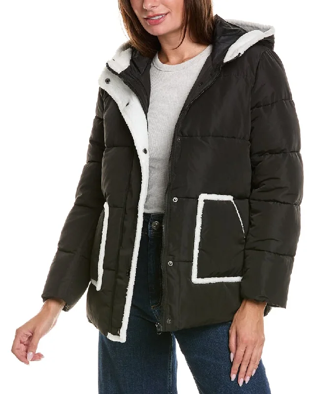 Pascale La Mode Quilted Puffer Coat Nylon Jacket Polyester Jacket Spandex Jacket