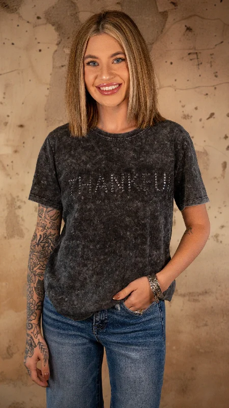 THANKFUL Acid Washed Tee