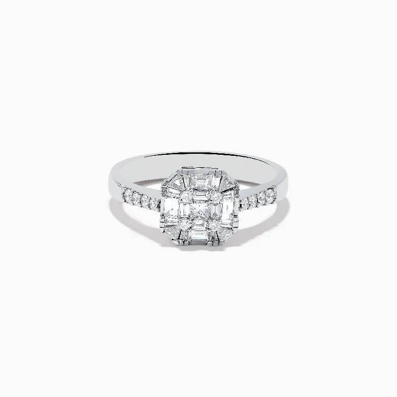 Jewelry Clearance Event – Stock Up Before It's Over Classique 14K White Gold Diamond Ring Jewelry Clearance Event – Stock Up Before It's Over Classique 14K White Gold Diamond Ring