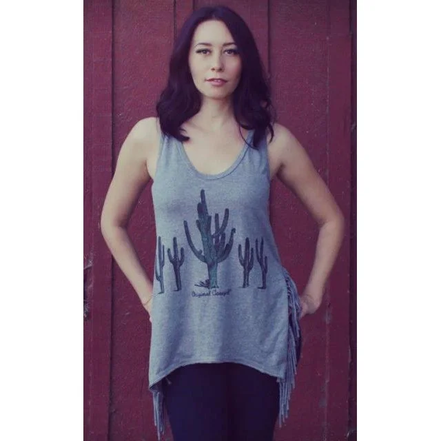 Red Barn Ranch Sonora Cactus Fringe Tank