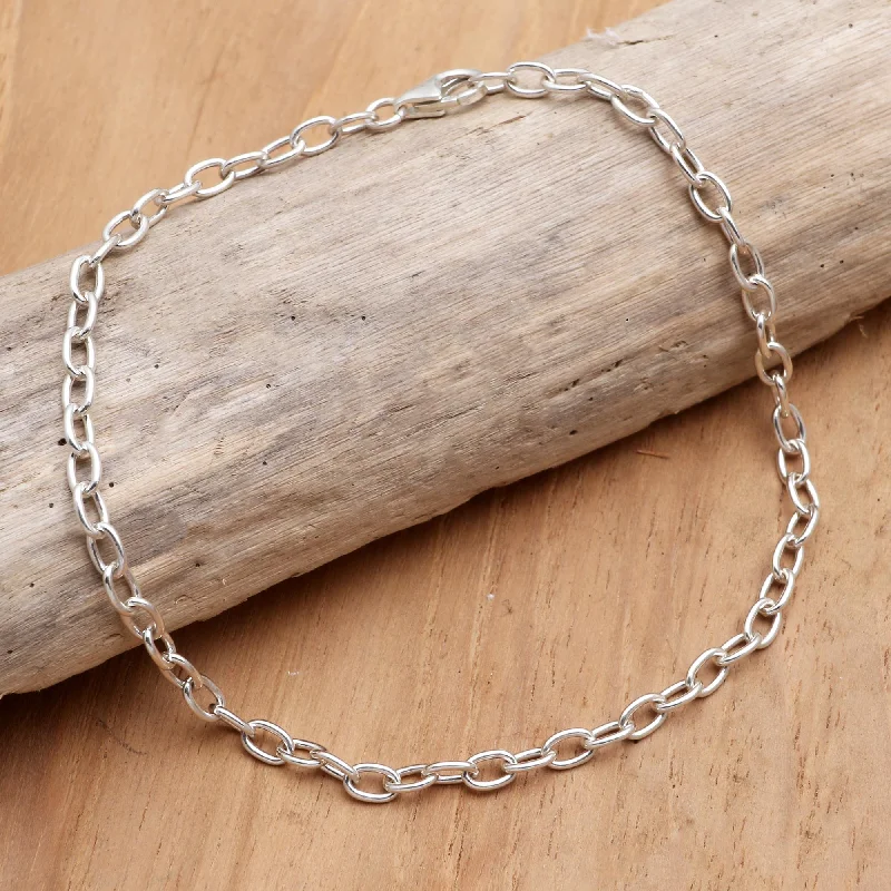 Jewelry Clearance Sale – Final Reductions For Your Birthday Hand Made Sterling Silver Chain Bracelet from Bali