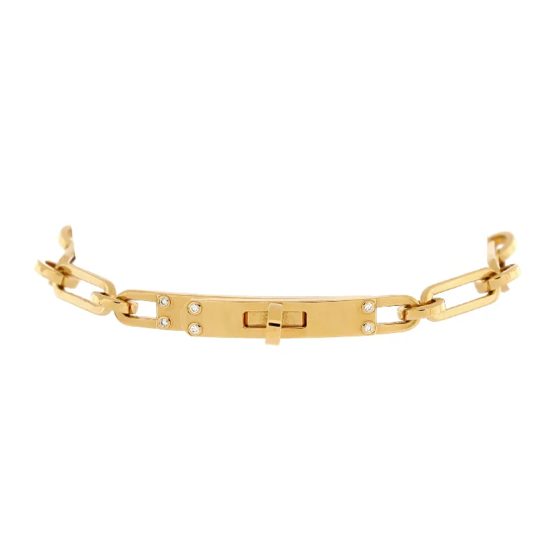 Celebrate With Sparkle – Jewelry Sale Now Live Kelly Chaine Bracelet 18K Yellow Gold with Diamonds Small