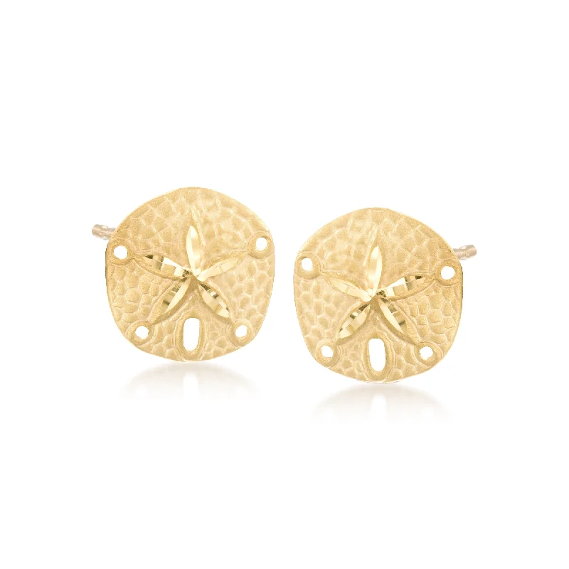 Clearance Sale On High-End Jewelry Collections Ross-Simons 14kt Yellow Gold Sand Dollar Earrings Clearance Sale On High-End Jewelry Collections Ross-Simons 14kt Yellow Gold Sand Dollar Earrings