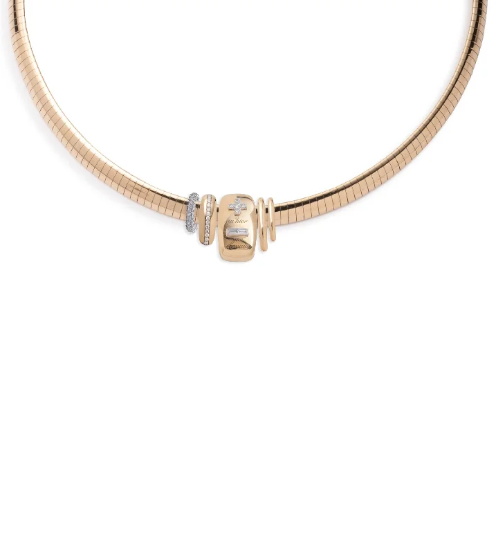 Adjustable Charm Bracelets For A Perfect Fit Vivacity & True Love : Medium Sleek Collar Necklace Adjustable Charm Bracelets For A Perfect Fit Vivacity & True Love : Medium Sleek Collar Necklace