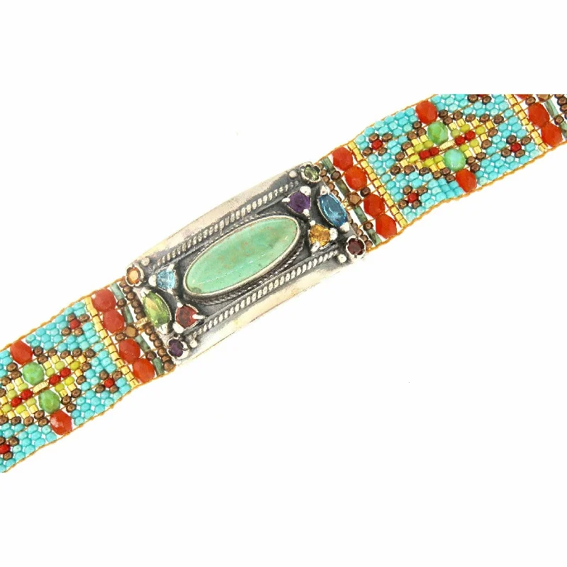 Personalized Jewelry Sale – Unique Pieces At Great Prices Chili Rose Cowgirl Bracelet  Turquoise & Red  Gemstone Bracelet