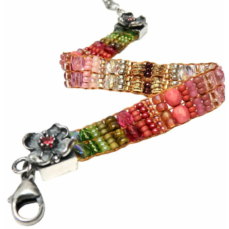 Flash Sale On Exquisite Jewelry – Don't Miss Out Chili Rose "Sweetness" with Mini  Gemstone Flower TIp Bracelet -Ombre Collection