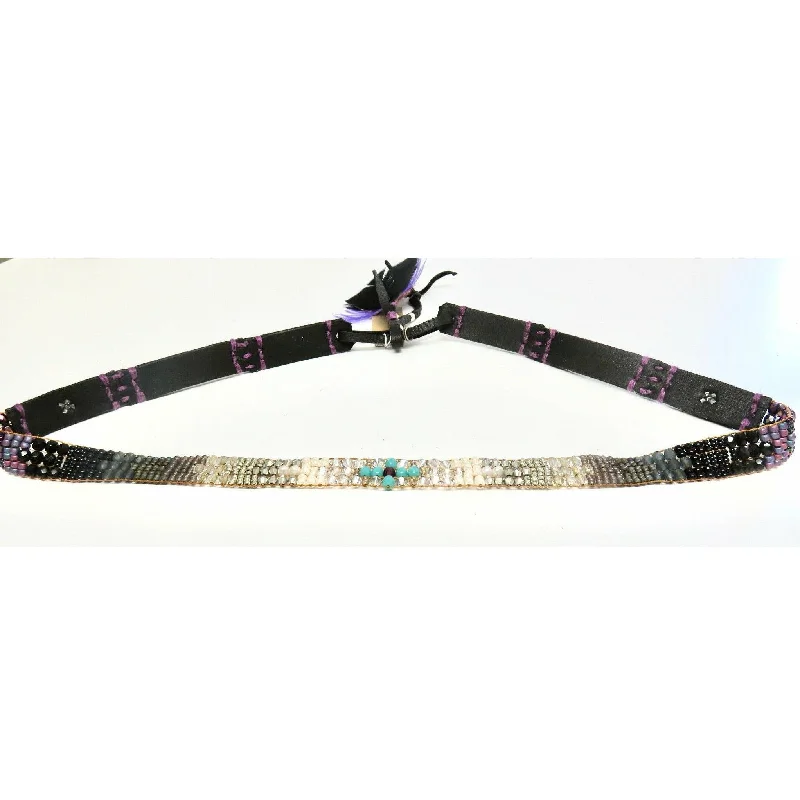 Limited Stock On Premium Jewelry At Low Prices Chili Rose  Purple and Pearl Ombre Mix  Hat Band