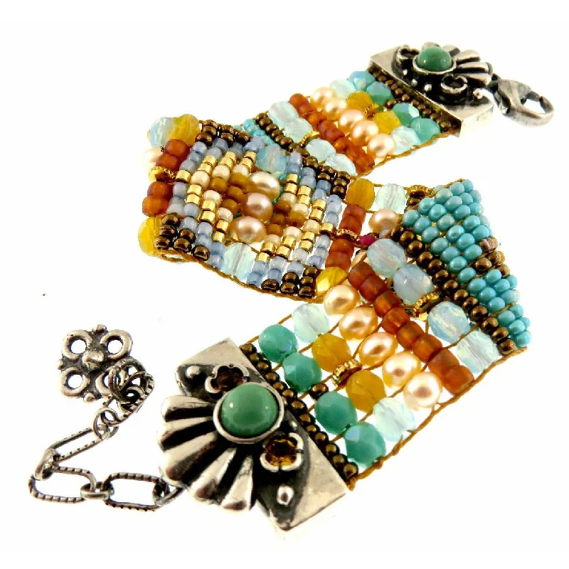 Unmissable Jewelry Clearance – Final Reductions Chili Rose "Black Scales" Flower Tip Bracelet