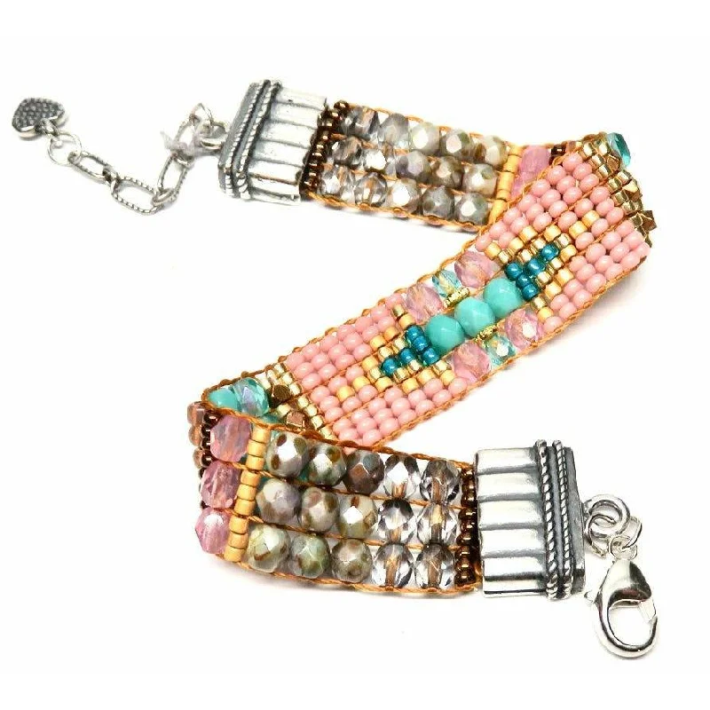 Limited-Time Offer On Elegant Jewelry Pieces Chili Rose Pink Loves  Tiffany   Bracelet- Adonnah Langer