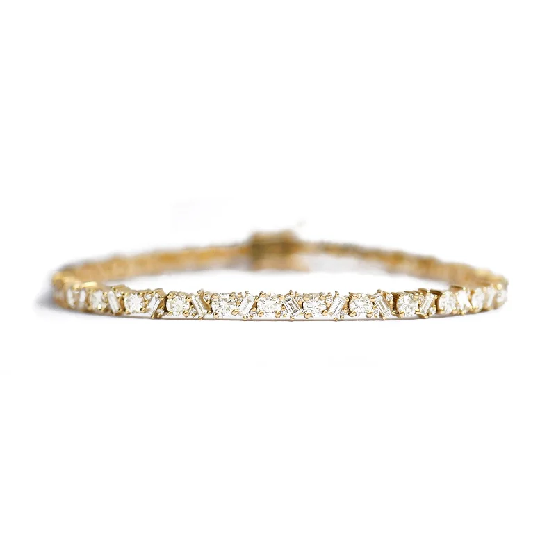 Seasonal Jewelry Deals – Elevate Your Style Diamond Mosaic Confetti Tennis Bracelet