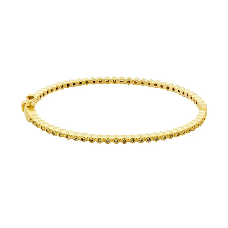 Affordable Elegance – Special Jewelry Sale Now Live Freida Rothman Signature Bezel Pavé Hinge Bangle