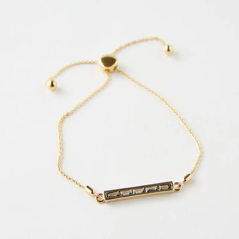 Handcrafted Jewelry Sale – Unique Designs At Low Prices Stevie Bracelet - Grey or Lavender Baguette Spinels