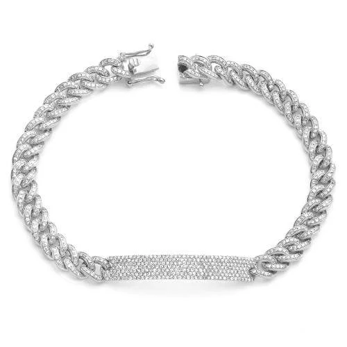 Your Dream Jewelry At Dream Prices 14KW 2.05CTW DIAMOND MIAMI CUBAN BRACELET WITH DIA